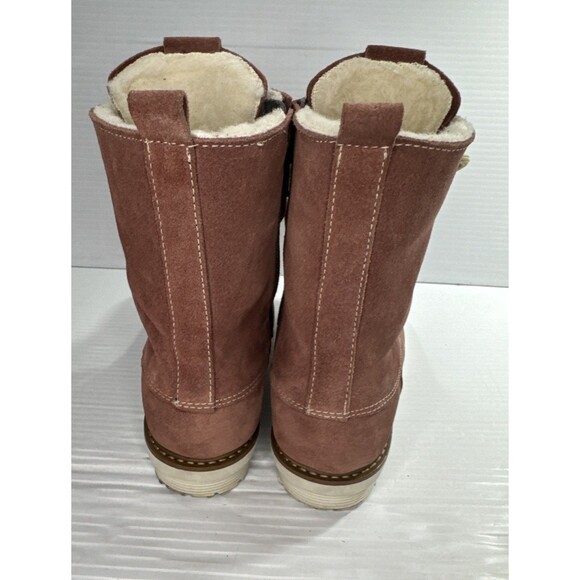 Overland Women’s Bree Wool Lined Water Resistant Leather Suede Boots Sz 37/6.5-7 - Picture 5 of 12